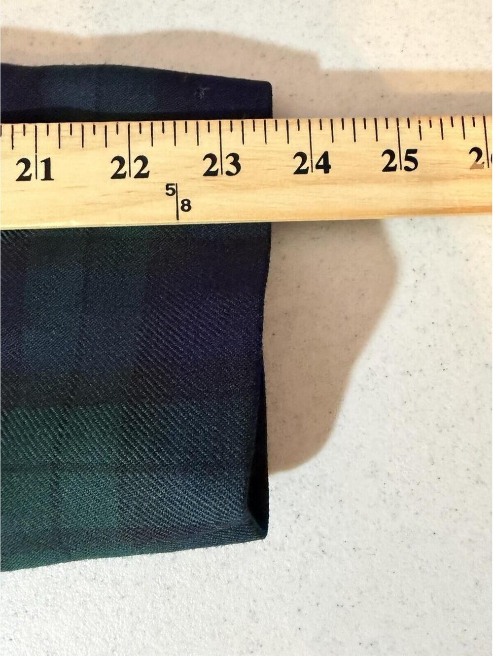 Pendleton 100% Wool Plaid Blazer Womens 16 Green Blue Made In USA Vintage - Picture 8 of 9